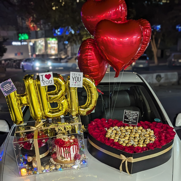 Premium Romantic Midnight Birthday Surprise For Her – A Celebration of Love From Australia🇦🇺 To Islamabad🇵🇰