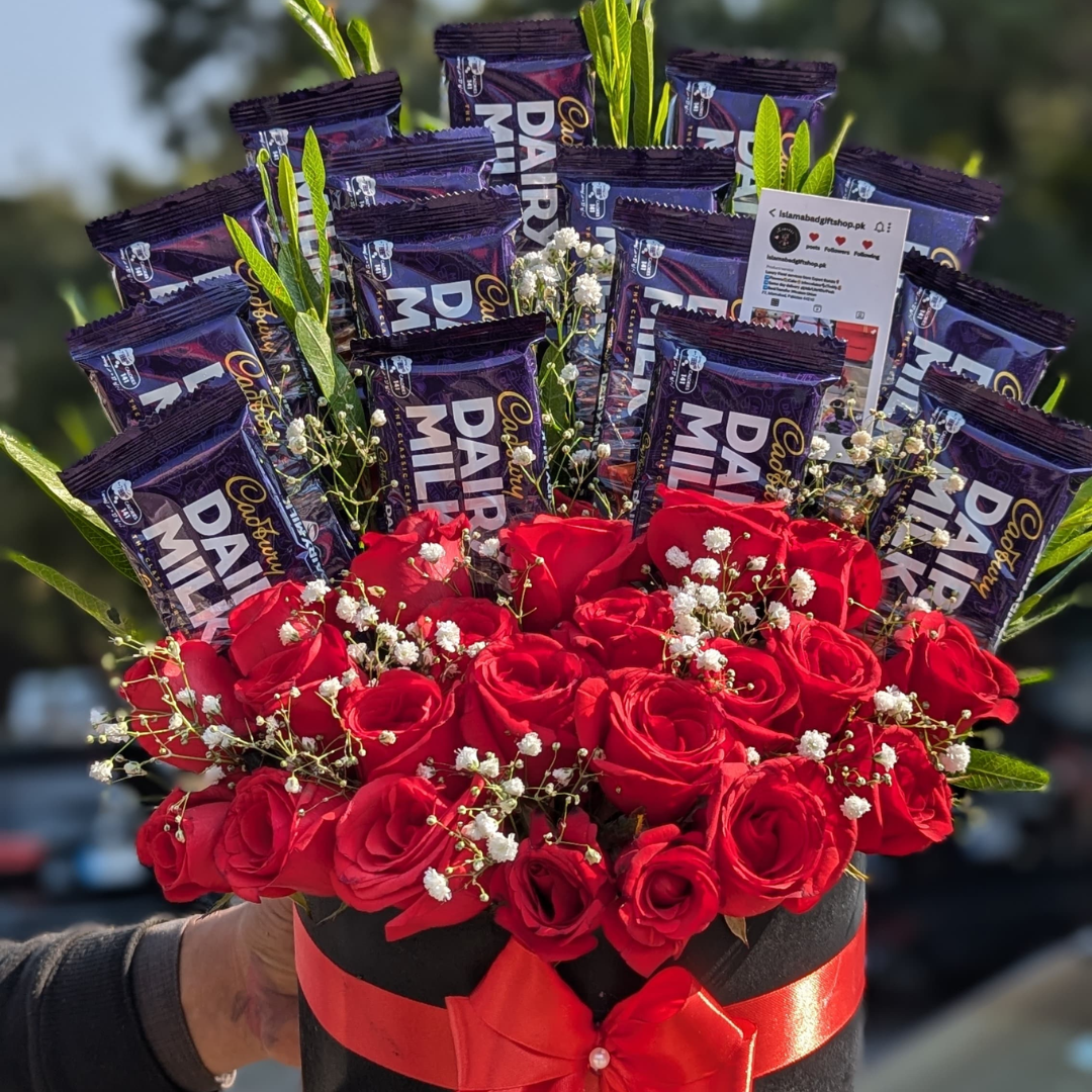 Dairy Milk & Roses: Perfect Pair