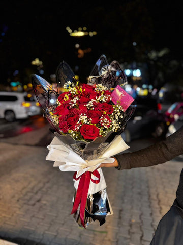 Premium Red Roses Bouquet